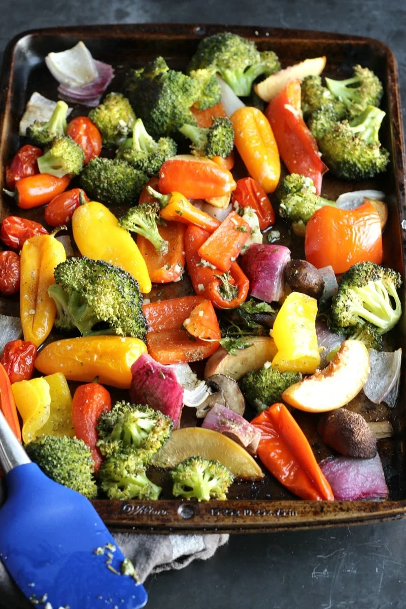 Sheet Pan Veggies Healthy Dip