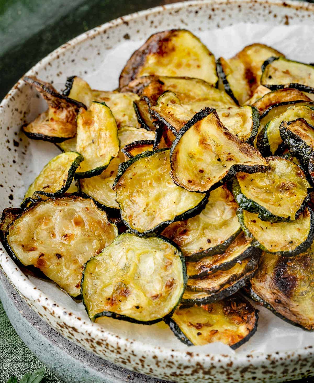 Air Fryer Zucchini Chips Healthy Dip