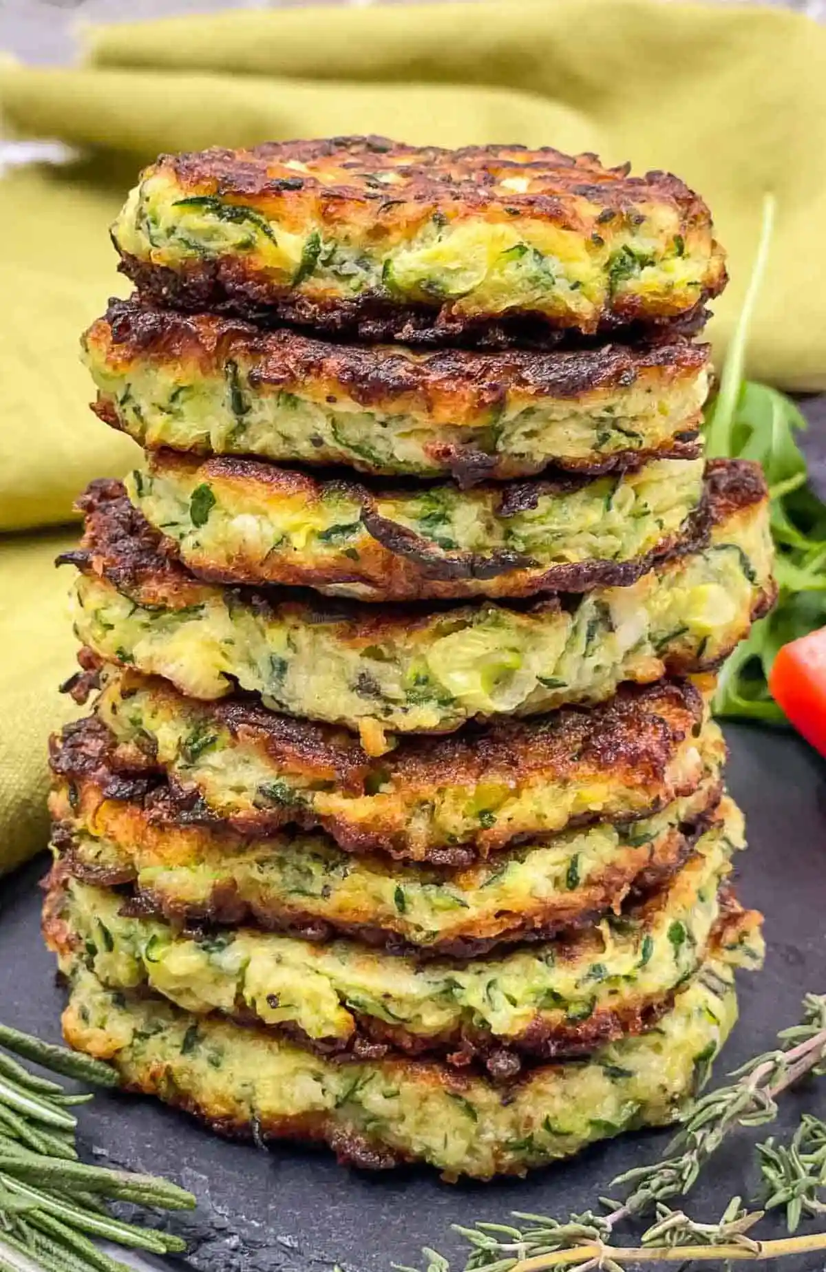 Zucchini Fritters Healthy Dip